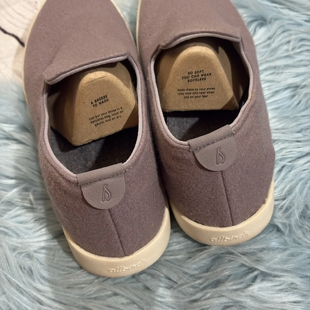 Allbirds Wool Loungers Hazy Mauve Slip On Sneakers - Picture 7 of 8
